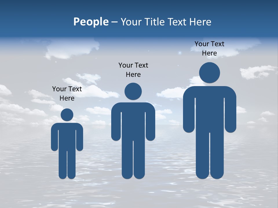 Space Background Ocean PowerPoint Template