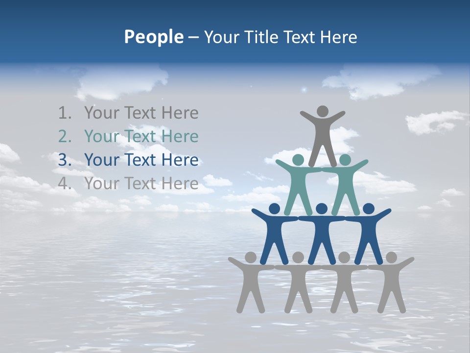 Space Background Ocean PowerPoint Template