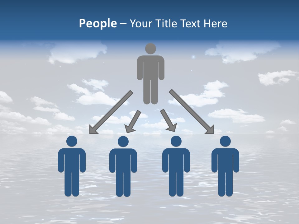 Space Background Ocean PowerPoint Template