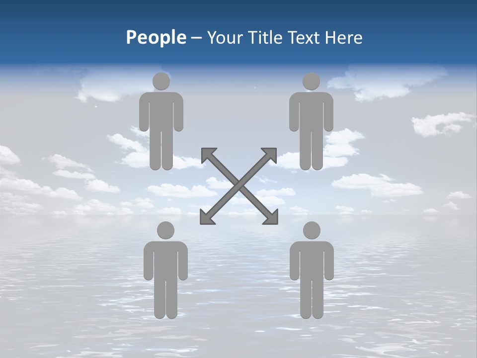 Space Background Ocean PowerPoint Template