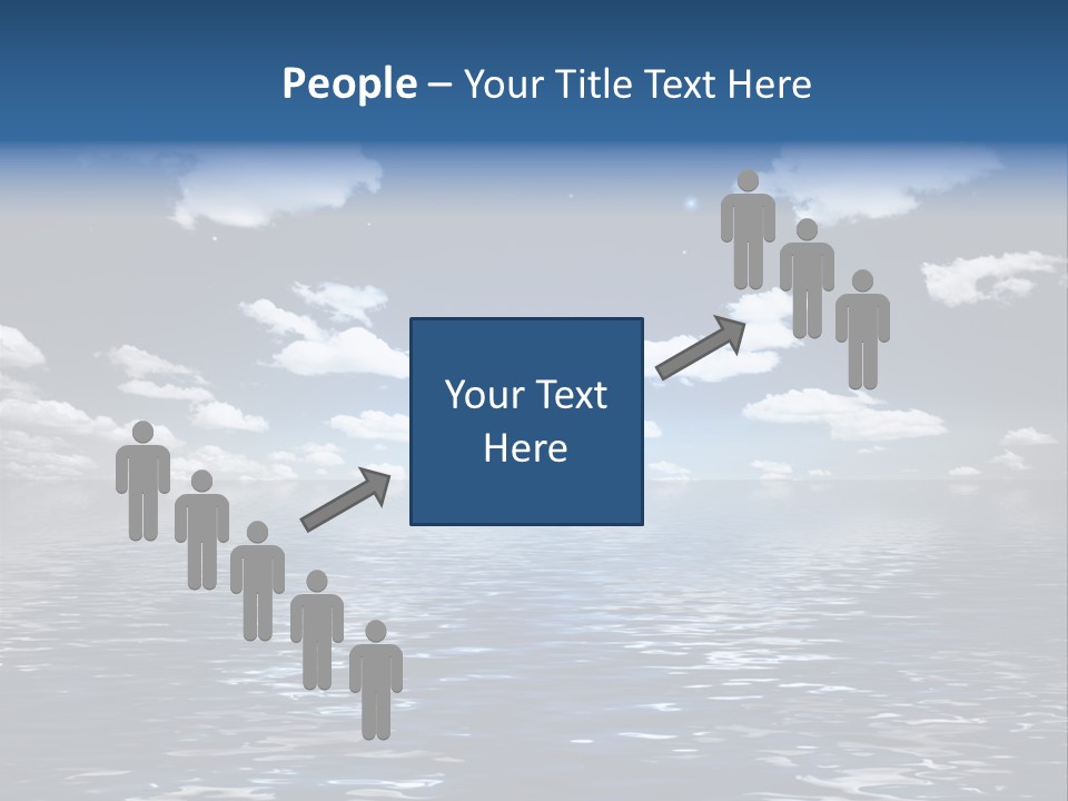 Space Background Ocean PowerPoint Template