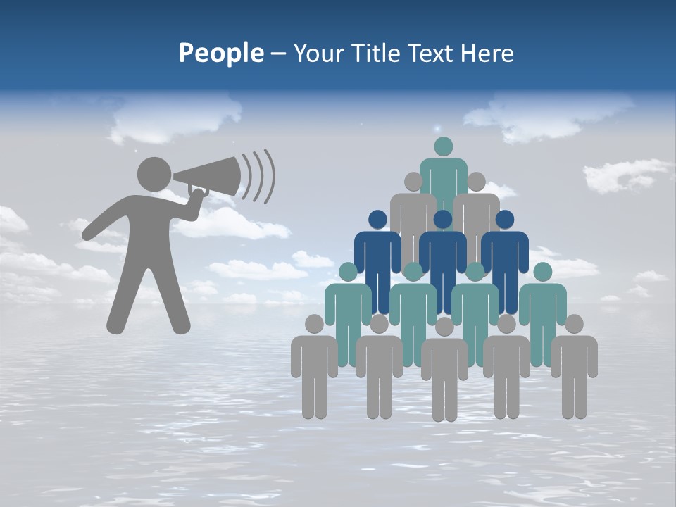 Space Background Ocean PowerPoint Template