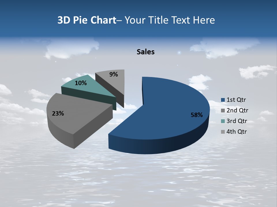Space Background Ocean PowerPoint Template