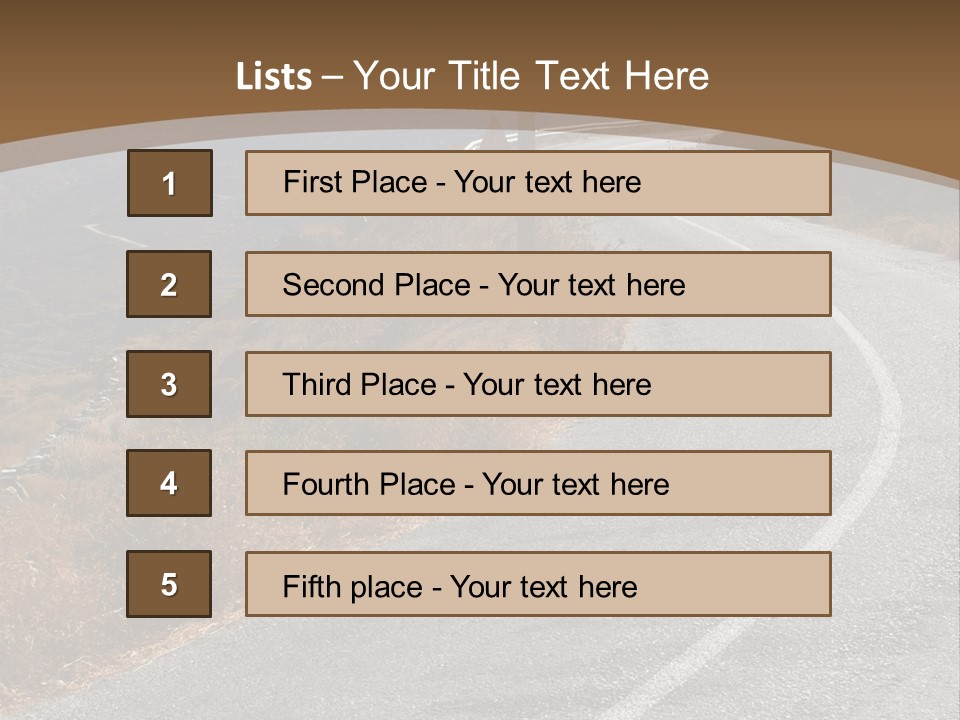 Land Long Countryside PowerPoint Template