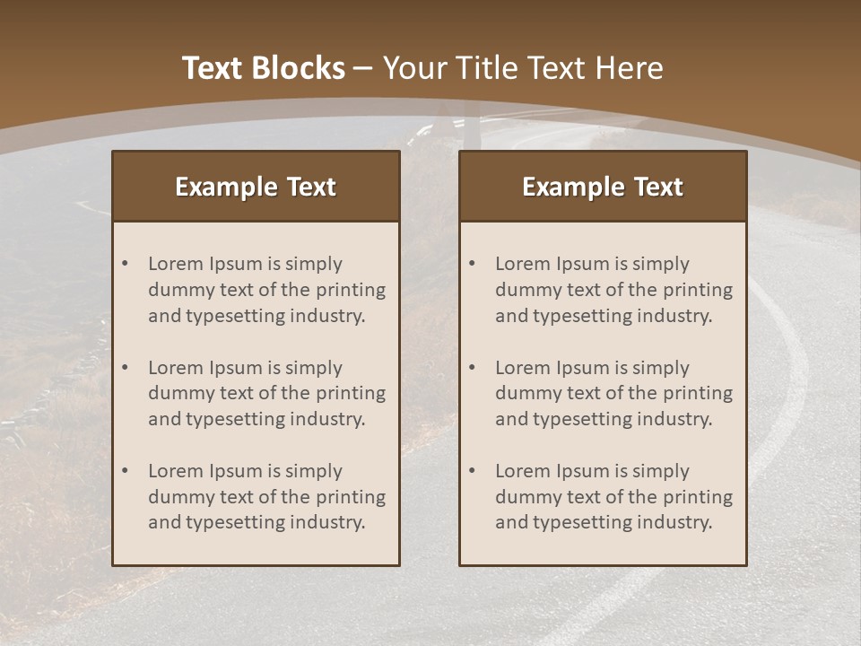 Land Long Countryside PowerPoint Template