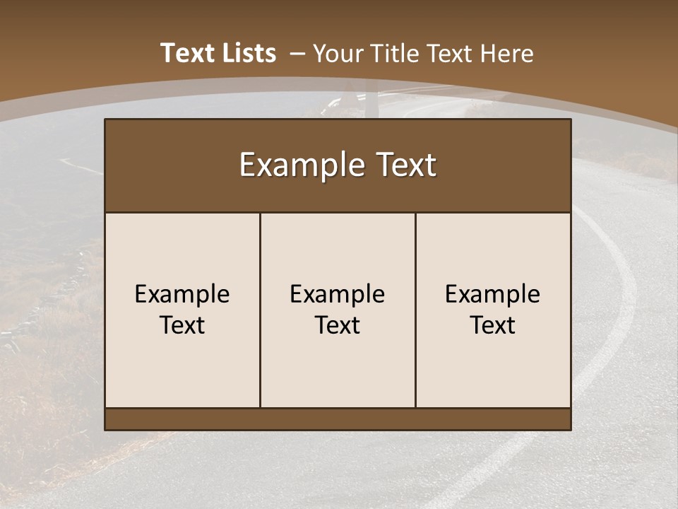 Land Long Countryside PowerPoint Template