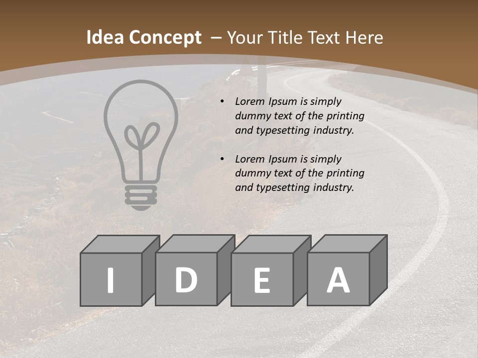 Land Long Countryside PowerPoint Template