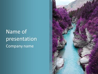 Forest View Wizard PowerPoint Template