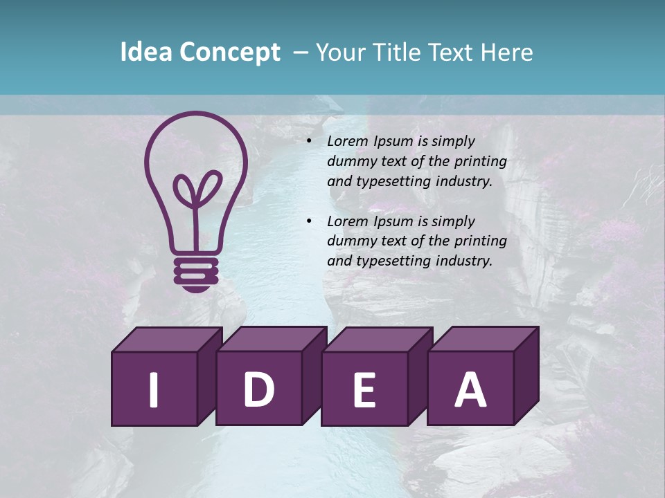 Forest View Wizard PowerPoint Template