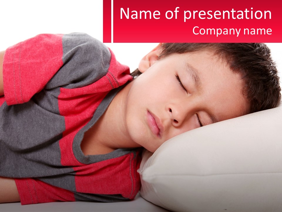 Hand One Childhood PowerPoint Template