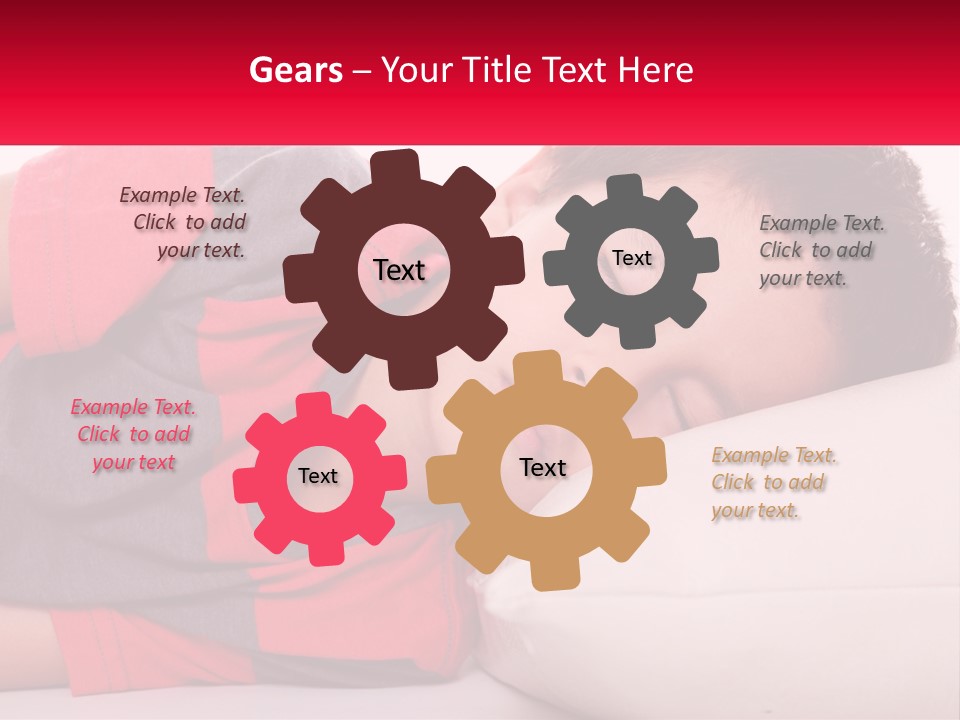 Hand One Childhood PowerPoint Template