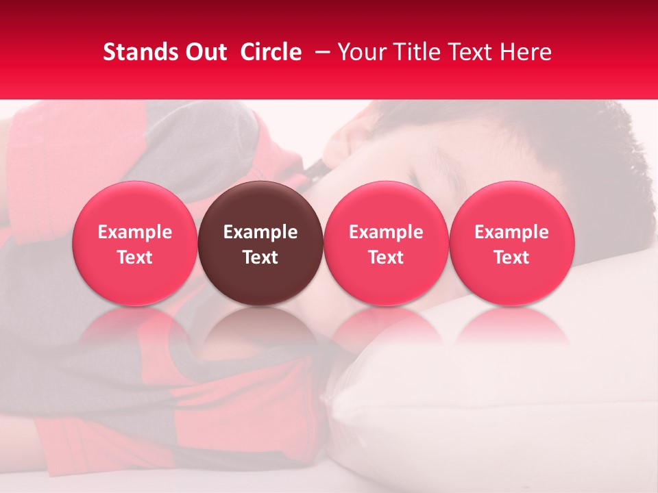 Hand One Childhood PowerPoint Template