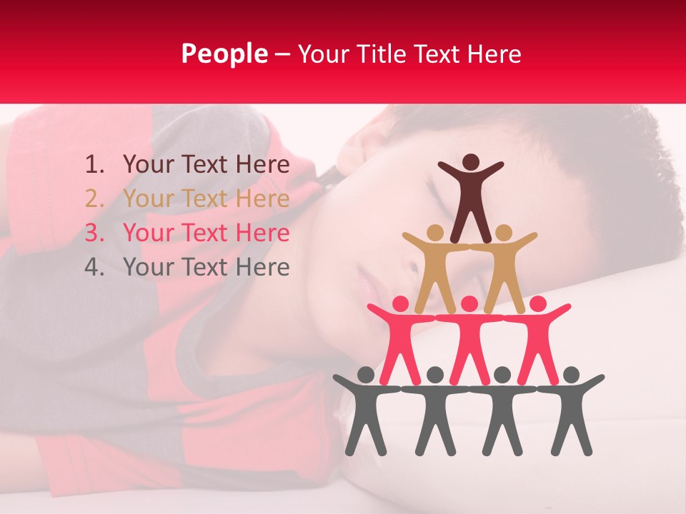 Hand One Childhood PowerPoint Template