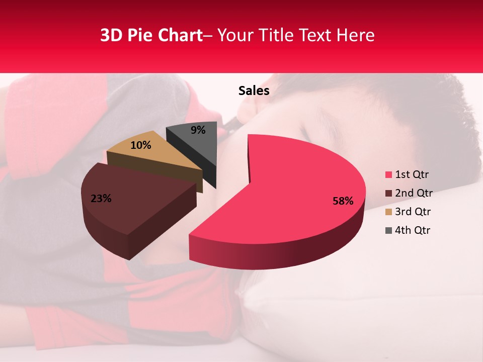 Hand One Childhood PowerPoint Template