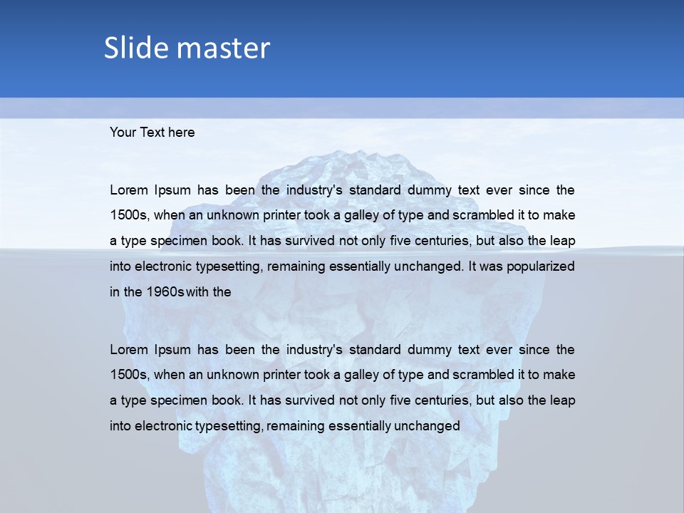 Analysis Arctic At The Edge Of PowerPoint Template