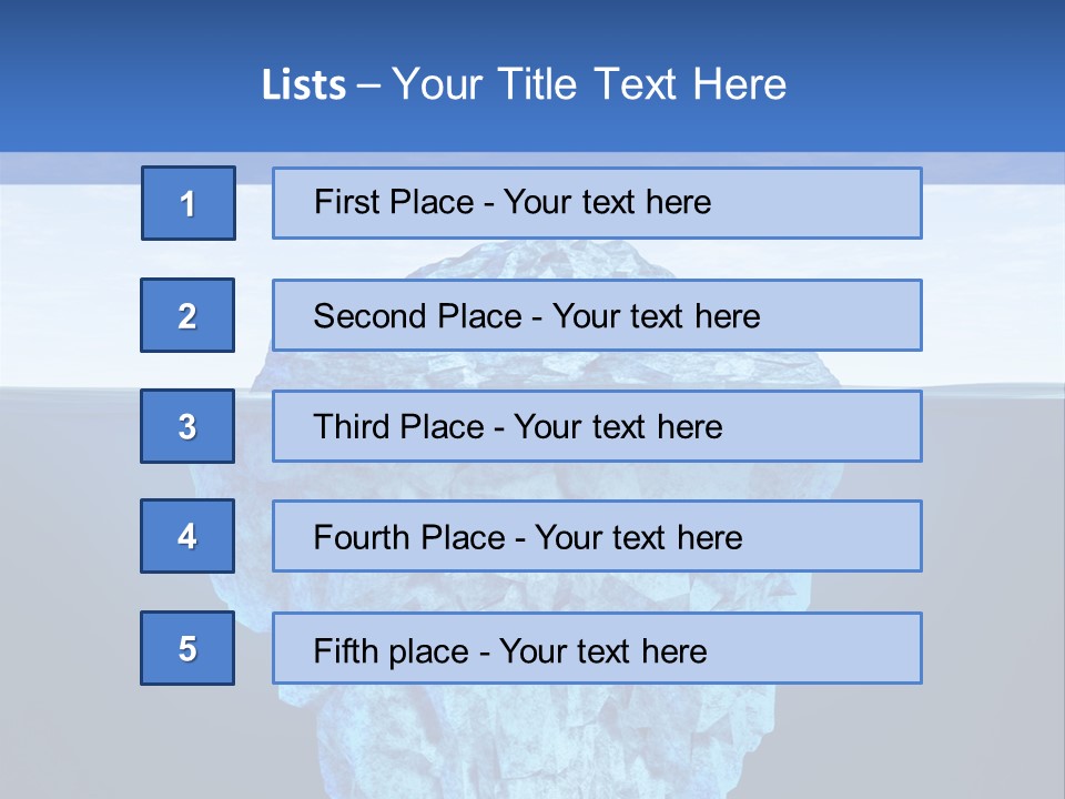 Analysis Arctic At The Edge Of PowerPoint Template