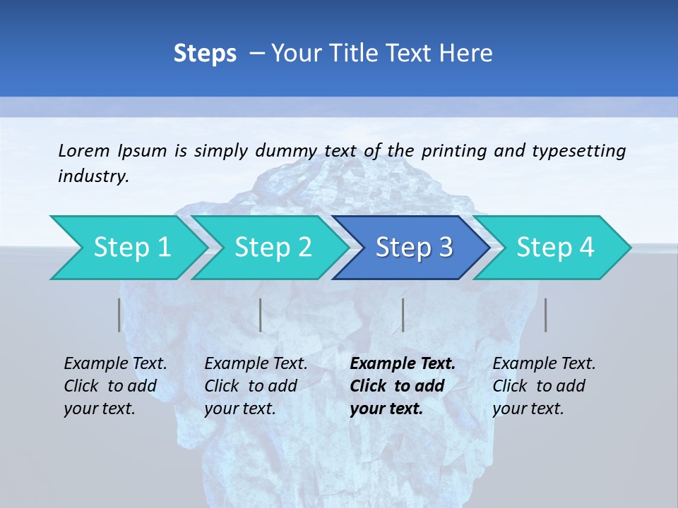 Analysis Arctic At The Edge Of PowerPoint Template