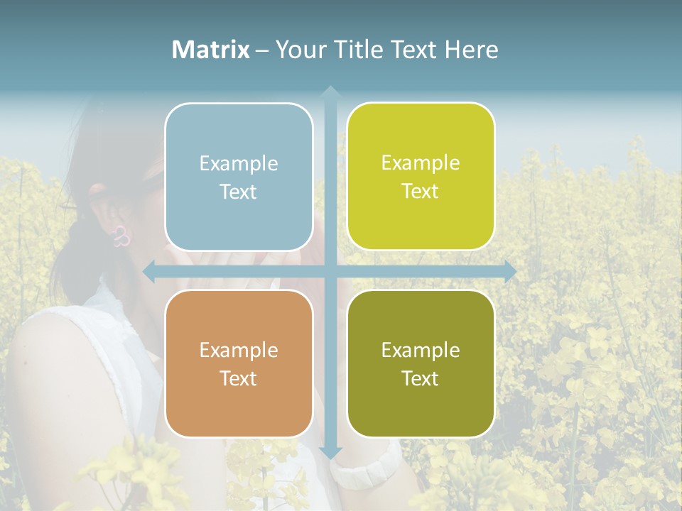 Beauty Single Sunlight PowerPoint Template