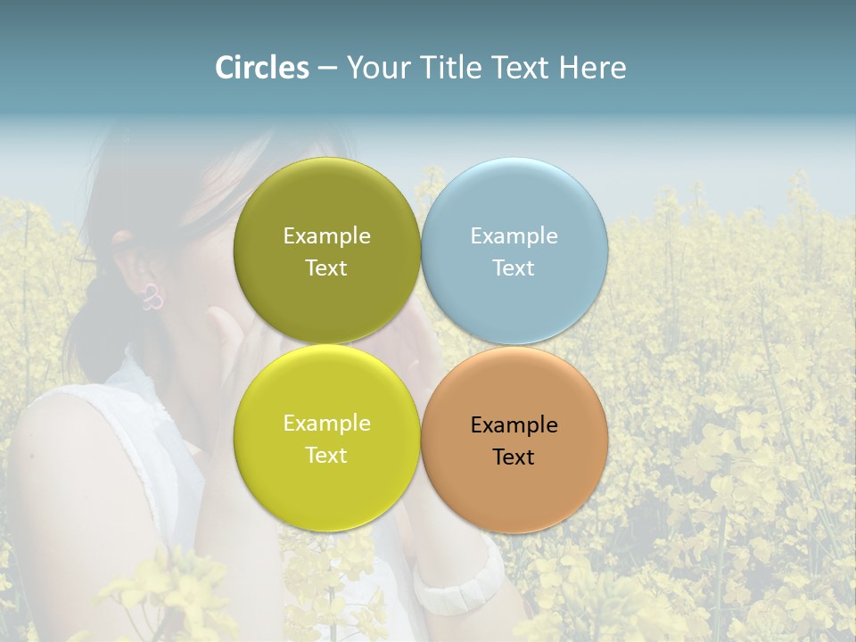 Beauty Single Sunlight PowerPoint Template