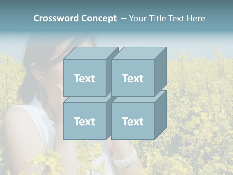 Beauty Single Sunlight PowerPoint Template