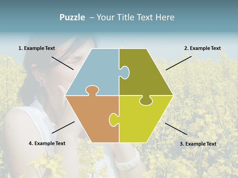 Beauty Single Sunlight PowerPoint Template