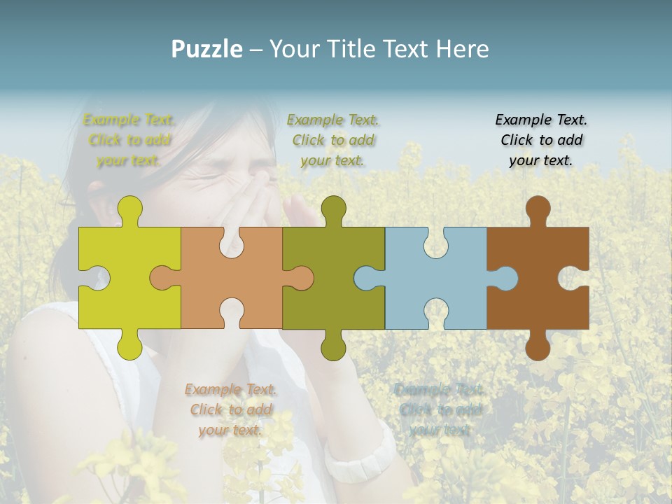 Beauty Single Sunlight PowerPoint Template