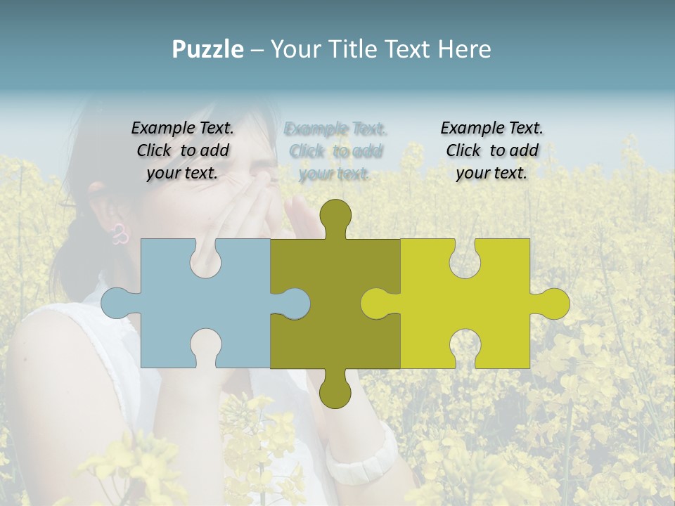 Beauty Single Sunlight PowerPoint Template