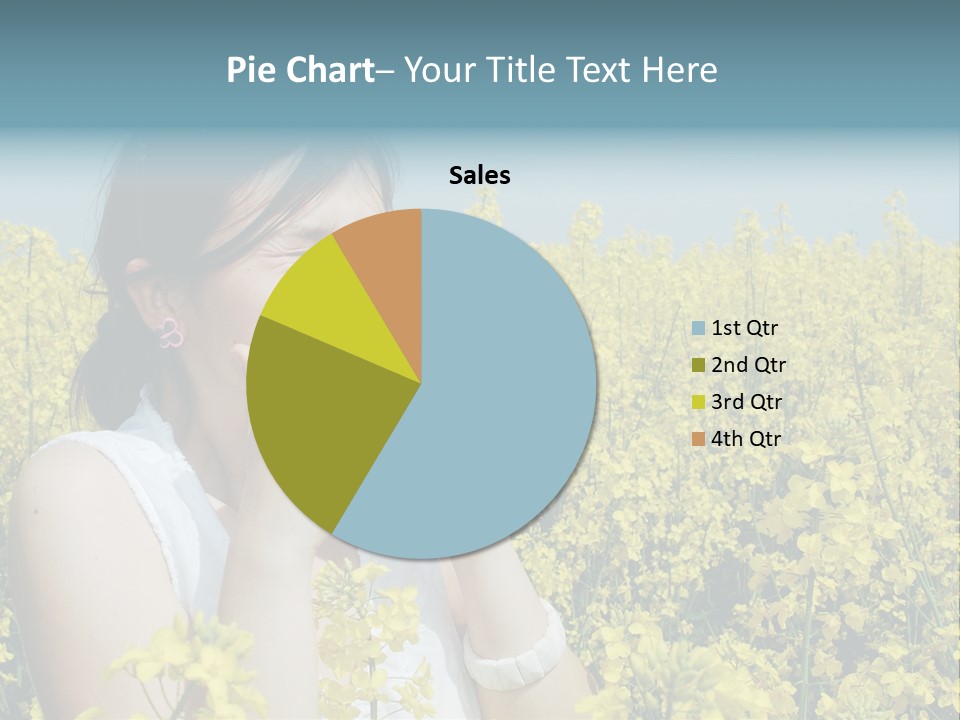 Beauty Single Sunlight PowerPoint Template