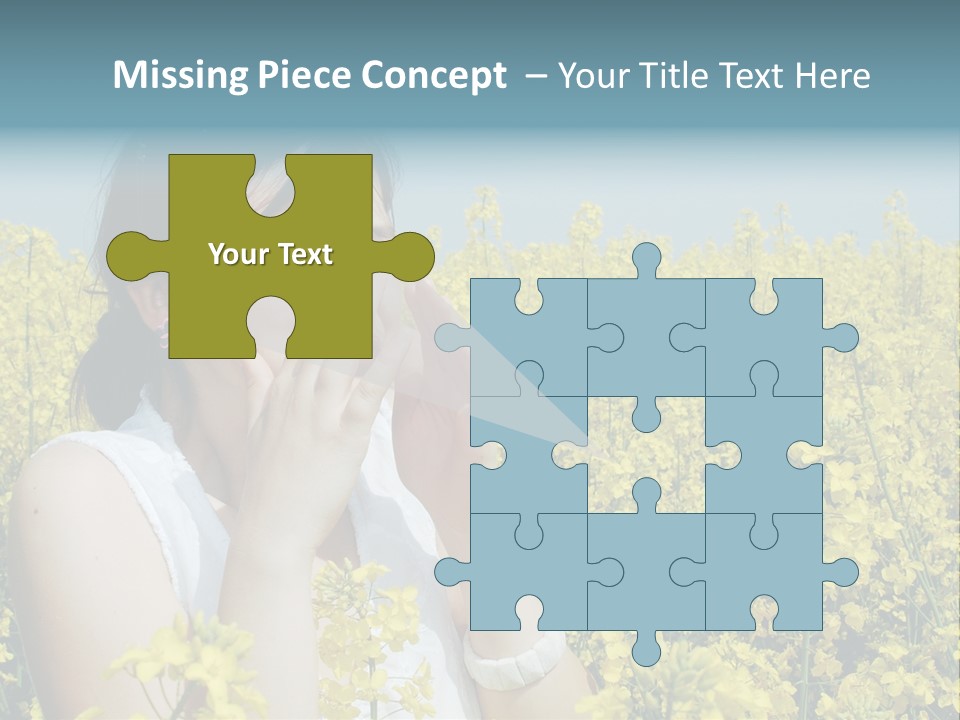 Beauty Single Sunlight PowerPoint Template