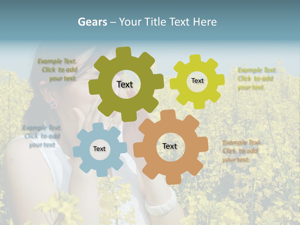 Beauty Single Sunlight PowerPoint Template