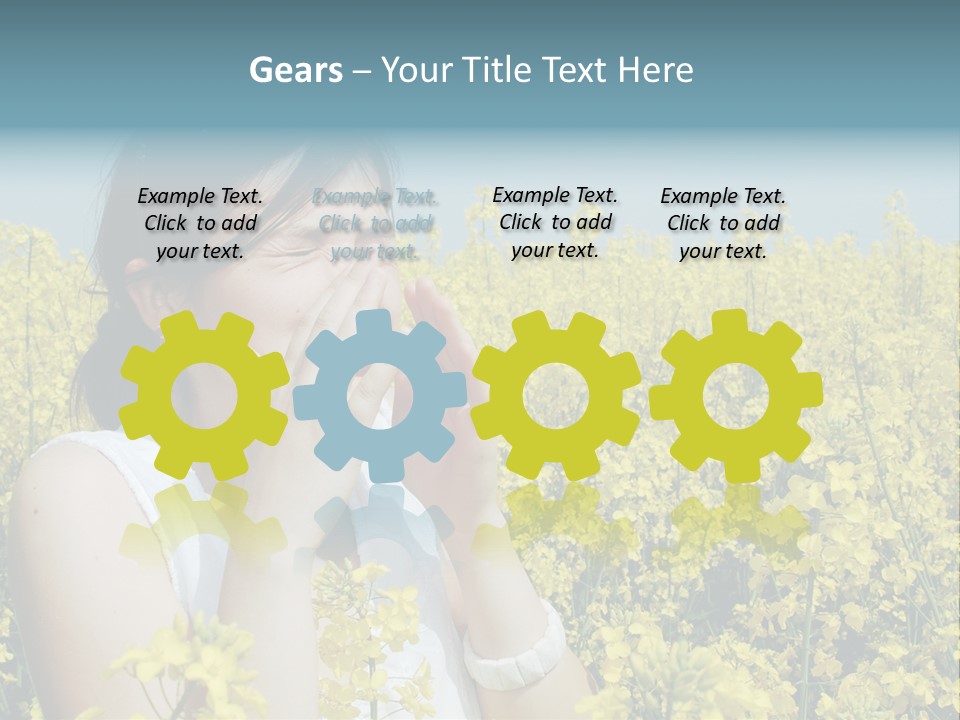 Beauty Single Sunlight PowerPoint Template