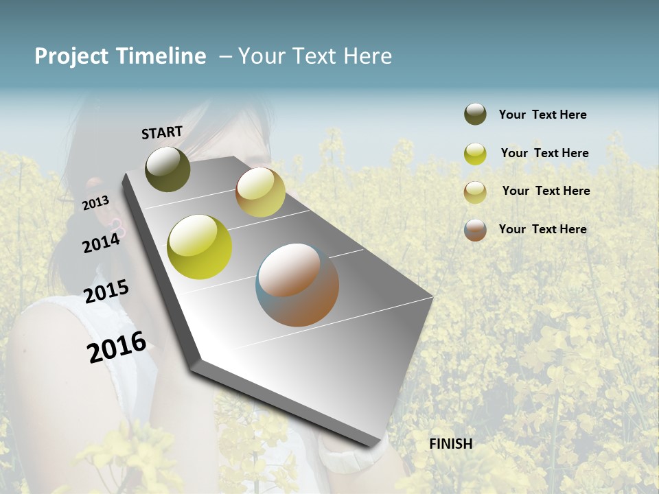 Beauty Single Sunlight PowerPoint Template