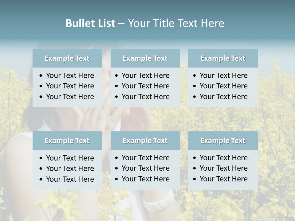 Beauty Single Sunlight PowerPoint Template