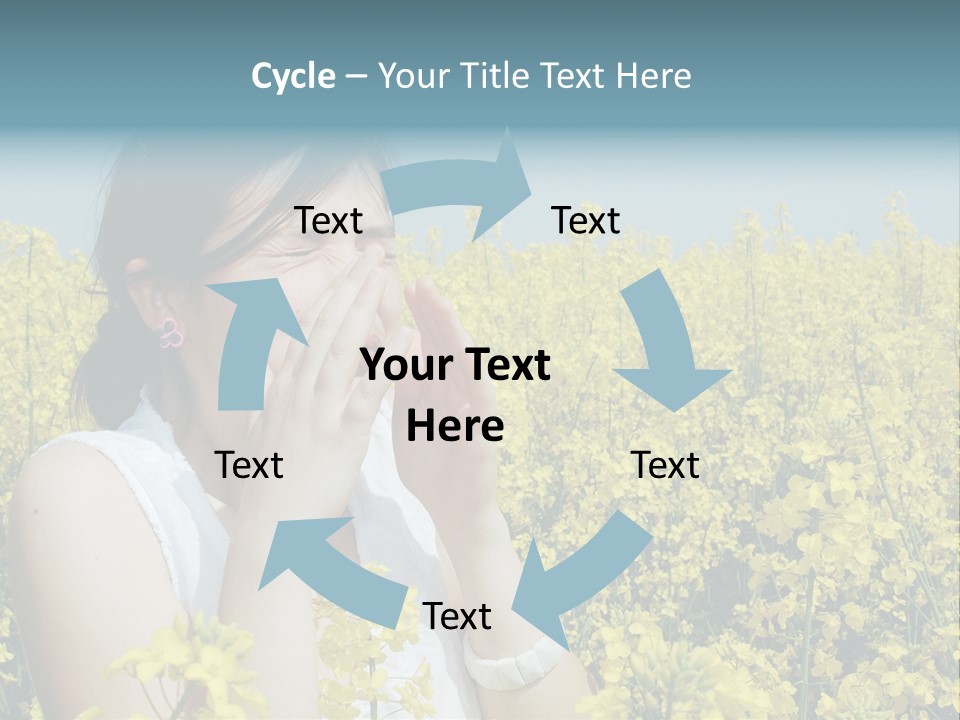 Beauty Single Sunlight PowerPoint Template