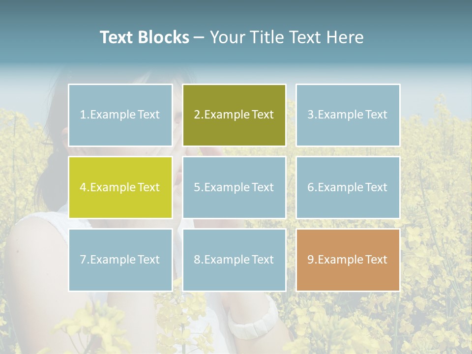 Beauty Single Sunlight PowerPoint Template