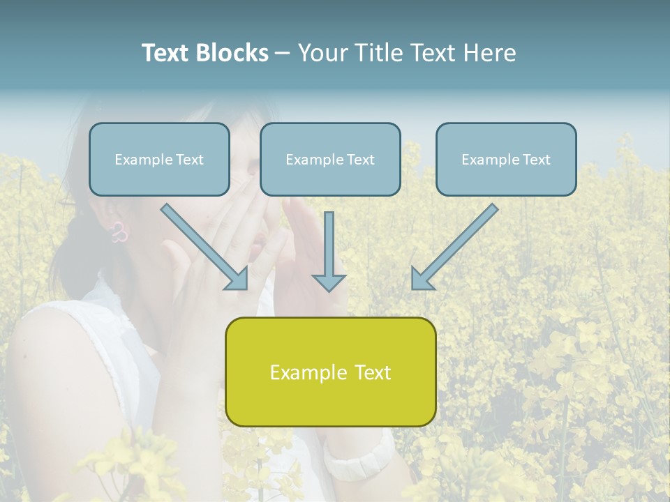 Beauty Single Sunlight PowerPoint Template
