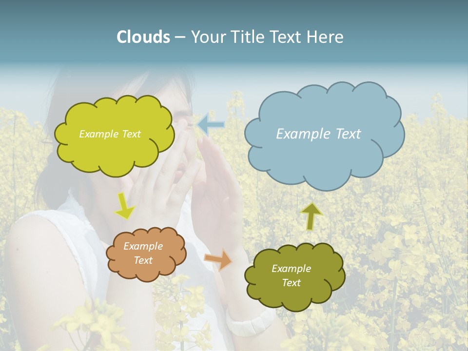 Beauty Single Sunlight PowerPoint Template