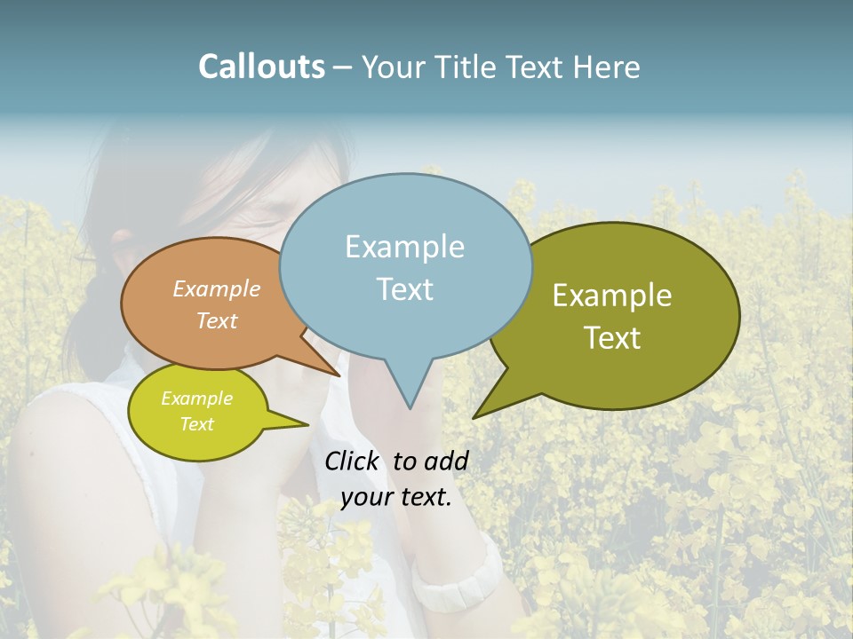 Beauty Single Sunlight PowerPoint Template