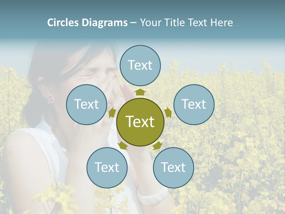 Beauty Single Sunlight PowerPoint Template