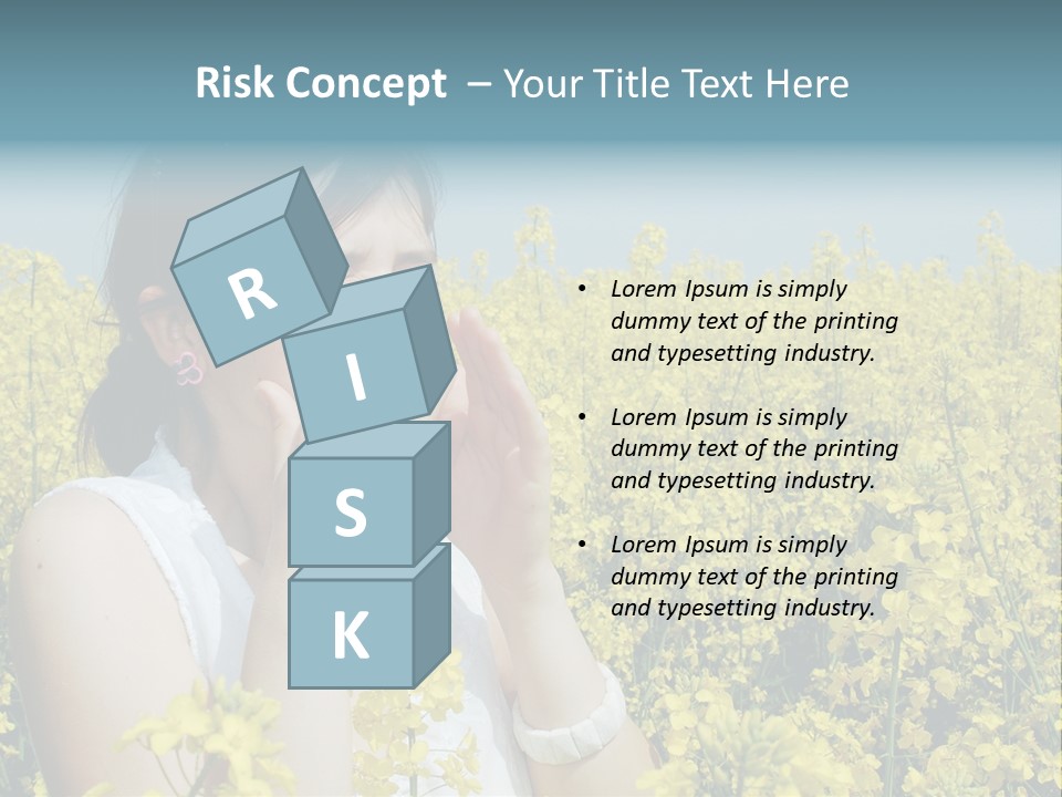 Beauty Single Sunlight PowerPoint Template