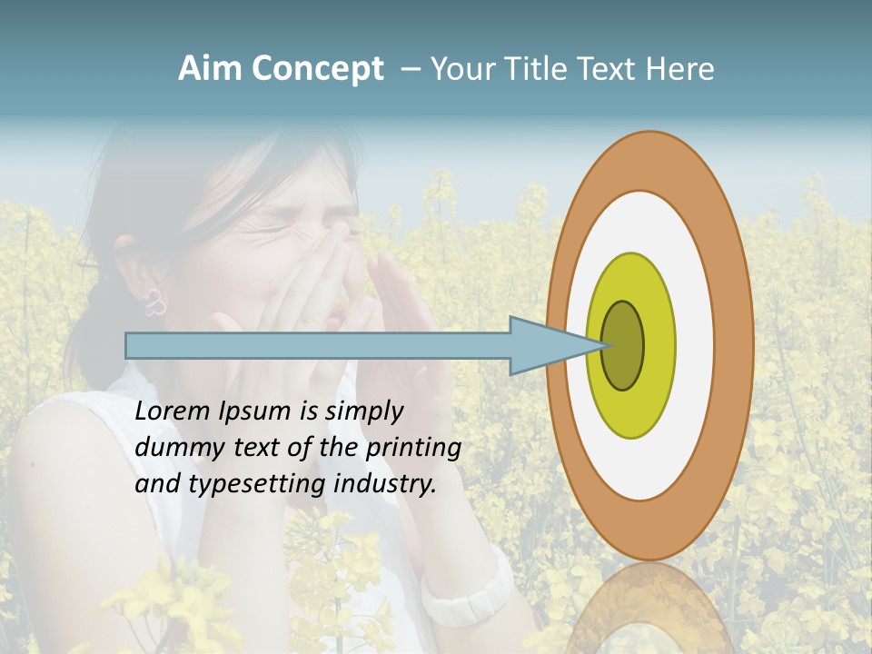 Beauty Single Sunlight PowerPoint Template