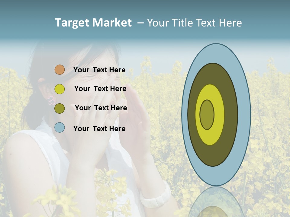 Beauty Single Sunlight PowerPoint Template