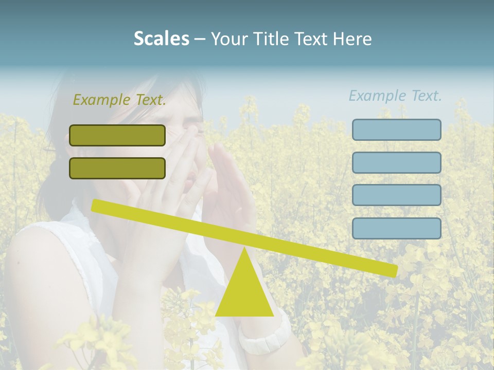 Beauty Single Sunlight PowerPoint Template