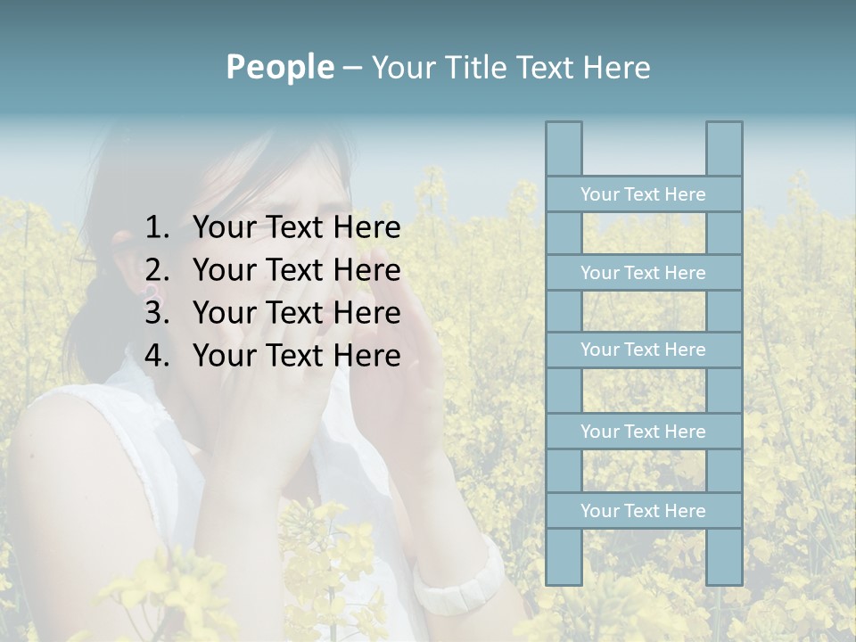 Beauty Single Sunlight PowerPoint Template