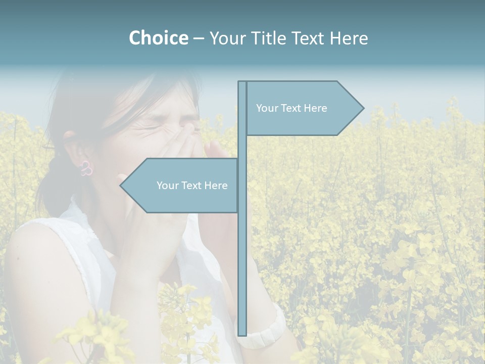 Beauty Single Sunlight PowerPoint Template