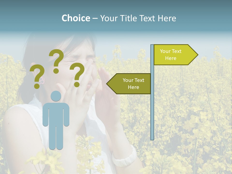 Beauty Single Sunlight PowerPoint Template