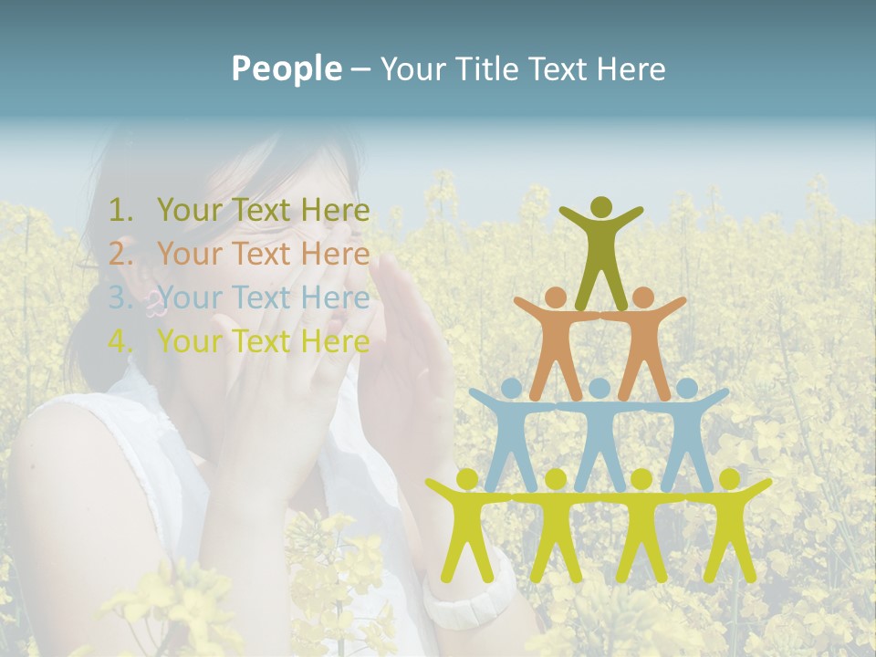 Beauty Single Sunlight PowerPoint Template