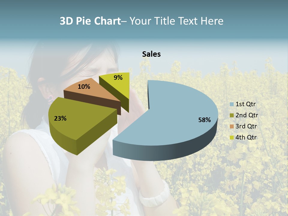 Beauty Single Sunlight PowerPoint Template