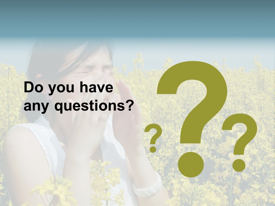 Beauty Single Sunlight PowerPoint Template