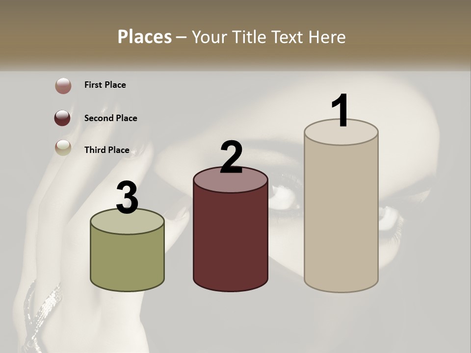 Face Arabian Head PowerPoint Template